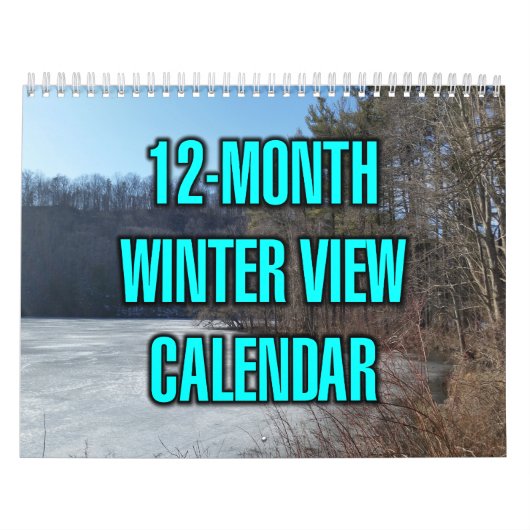 12-Maanden Winteroverzicht Kalender (Hoes)