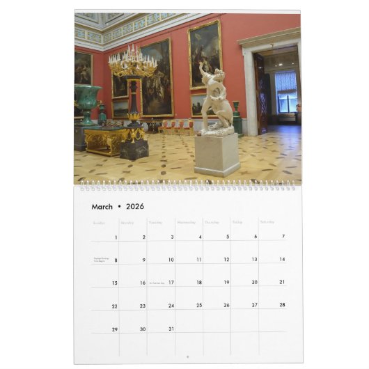 12 maanden winterpaleis kalender (Mar 2026)