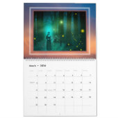 12 maanden Witchcraft Magick Wicca Magic Planner Kalender (Mar 2026)