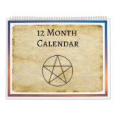 12 maanden Witchcraft Magick Wicca Magic Planner Kalender (Hoes)