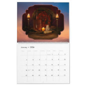 12 maanden Witchcraft Magick Wicca Magic Planner Kalender (Jan 2026)