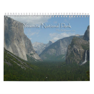 12 maanden Yosemite National Park kalender