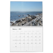12-Maanden Zeezicht Kalender (Feb 2027)