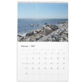 12-Maanden Zeezicht Kalender (Feb 2027)