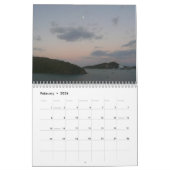 12 maanden Zonneopstanden en Zonsondergangen, 2e e Kalender (Feb 2026)