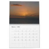 12 maanden Zonneopstanden en Zonsondergangen, 4e e Kalender (Feb 2026)