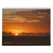 12 maanden Zonneopstanden en Zonsondergangen, derd