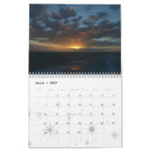 12 maanden zonsopgangen en zonsondergangen, 1e edi kalender (Mar 2027)