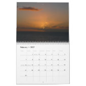 12 maanden zonsopgangen en zonsondergangen, 4e edi kalender (Feb 2027)