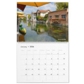 12-maandenkalender van het Franse landschap Kalender (Jan 2026)