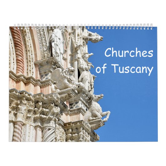 12-maandenkerken in Toscane Kalender (Hoes)