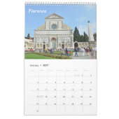 12-maandenkerken in Toscane Kalender (Jan 2027)