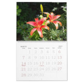 12-maands bloemen wandkalender kalender (Mar 2027)