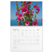 12-maands bloemen wandkalender kalender (Feb 2027)