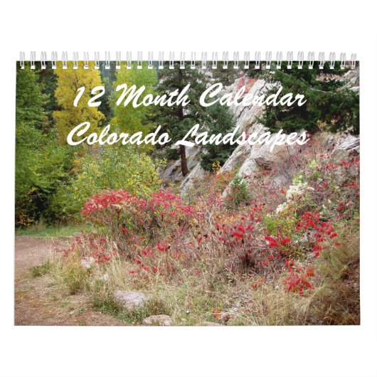 12-maands Colorado Landscape Works Kalender (Hoes)