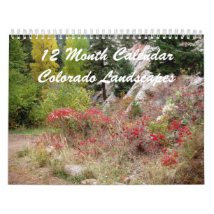 12-maands Colorado Landscape Works Kalender