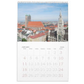 12-maands Europa Wall Agenda Kalender (Jan 2026)