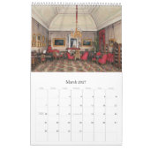 12-maands interieurs van het winterpaleis kalender (Mar 2027)