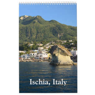 12-maands Ischia wandkalender Kalender