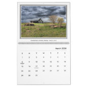 12-maands kalender - Oude schuur in alle seizoenen (Mar 2026)