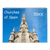 12-maands kerken in Spanje Kalender (Hoes)