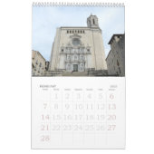 12-maands kerken Photo wall Calendar Kalender (Feb 2027)