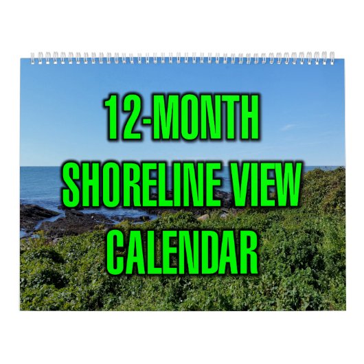 12-Maands Kustlijnzicht Kalender (Hoes)