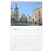 12-maands Madrid wandkalender Kalender (Feb 2027)