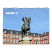 12-maands Madrid wandkalender Kalender (Hoes)