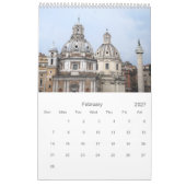 12-maands Rome Wall Agenda Kalender (Feb 2027)