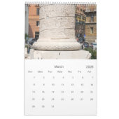 12-maands Rome Wall Agenda Kalender (Mar 2026)