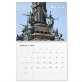 12-maands standbeelden en afbeeldingen kalender (Feb 2027)