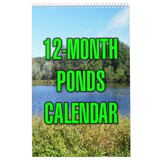 12-Maands Vijvers Kalender (Hoes)