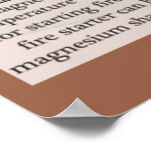 12. Magnesium - Periodieke tabel van de elementen Poster (Hoek)