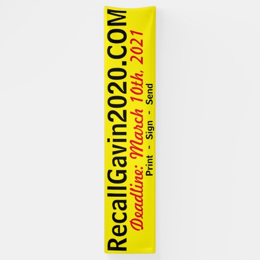 12-meter afdrukken, ondertekenen, verzenden spandoek (Verticaal)