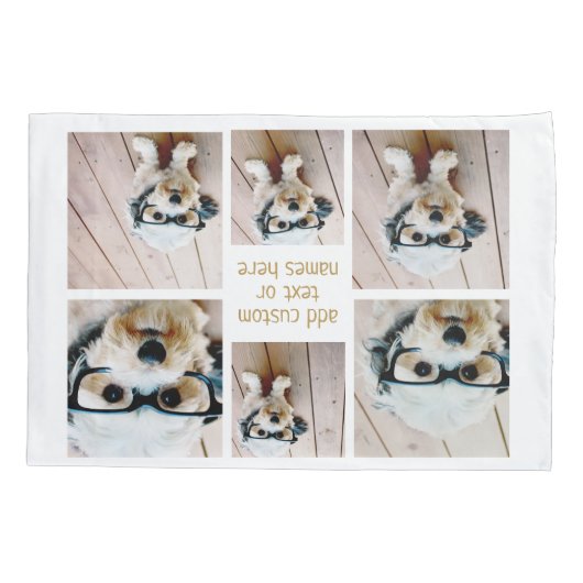 12 Minimalisator voor fotocollage - 6 op elk Kussensloop (Achterkant-Links)