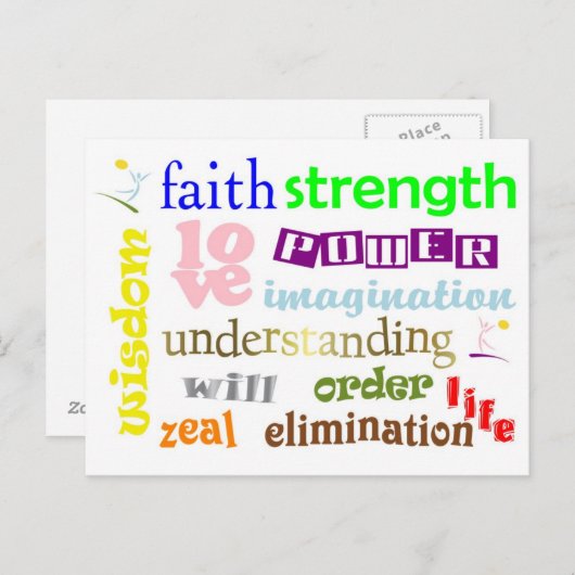 12 Mogelijkheden Ontwerp Briefkaart (Voorkant / Achterkant)