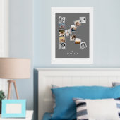 12 Monogram K van de naam van de Snapshot Photo Co Folie Afdrukken (Insitu (Slaapkamer))