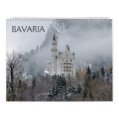 12 Month Bavaria Wall Calendar Kalender (Hoes)