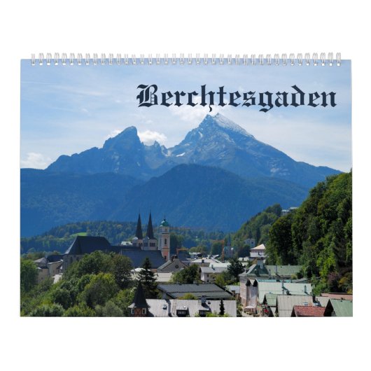 12 month Berchtesgaden Photo Calendar Kalender (Hoes)