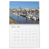 12 month calendar of seaside of France Kalender (Feb 2026)