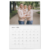12 Month Family Custom Photo Kalender (Mar 2026)