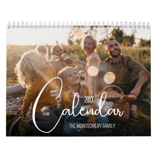 12 Month Family Custom Photo Kalender (Hoes)