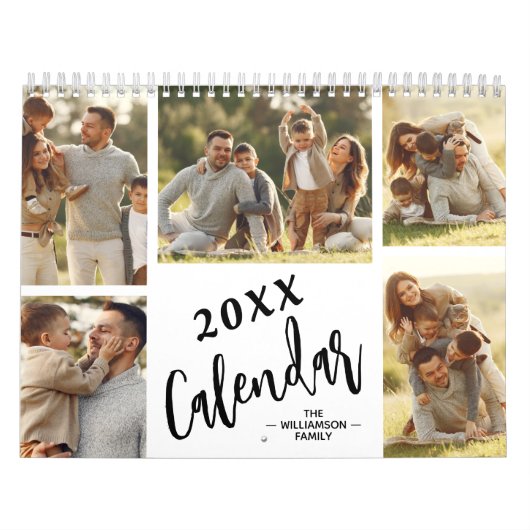 12 Month Family Custom Photo Kalender (Hoes)