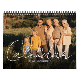 12 Month of Family Photos Kalender