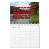 12-Month Words of Jesus Biblical Scripture Verses Kalender (Feb 2027)
