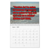 12-Month Words of Jesus Biblical Scripture Verses Kalender (Mar 2027)