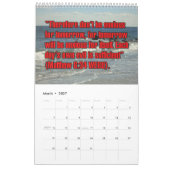 12-Month Words of Jesus Biblical Scripture Verses Kalender (Mar 2027)