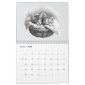 12 Months of Adorable Pencil Drawing Kittens Kalender (Mar 2026)
