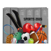12 Months of Sports 2026 Calendar Kalender (Hoes)